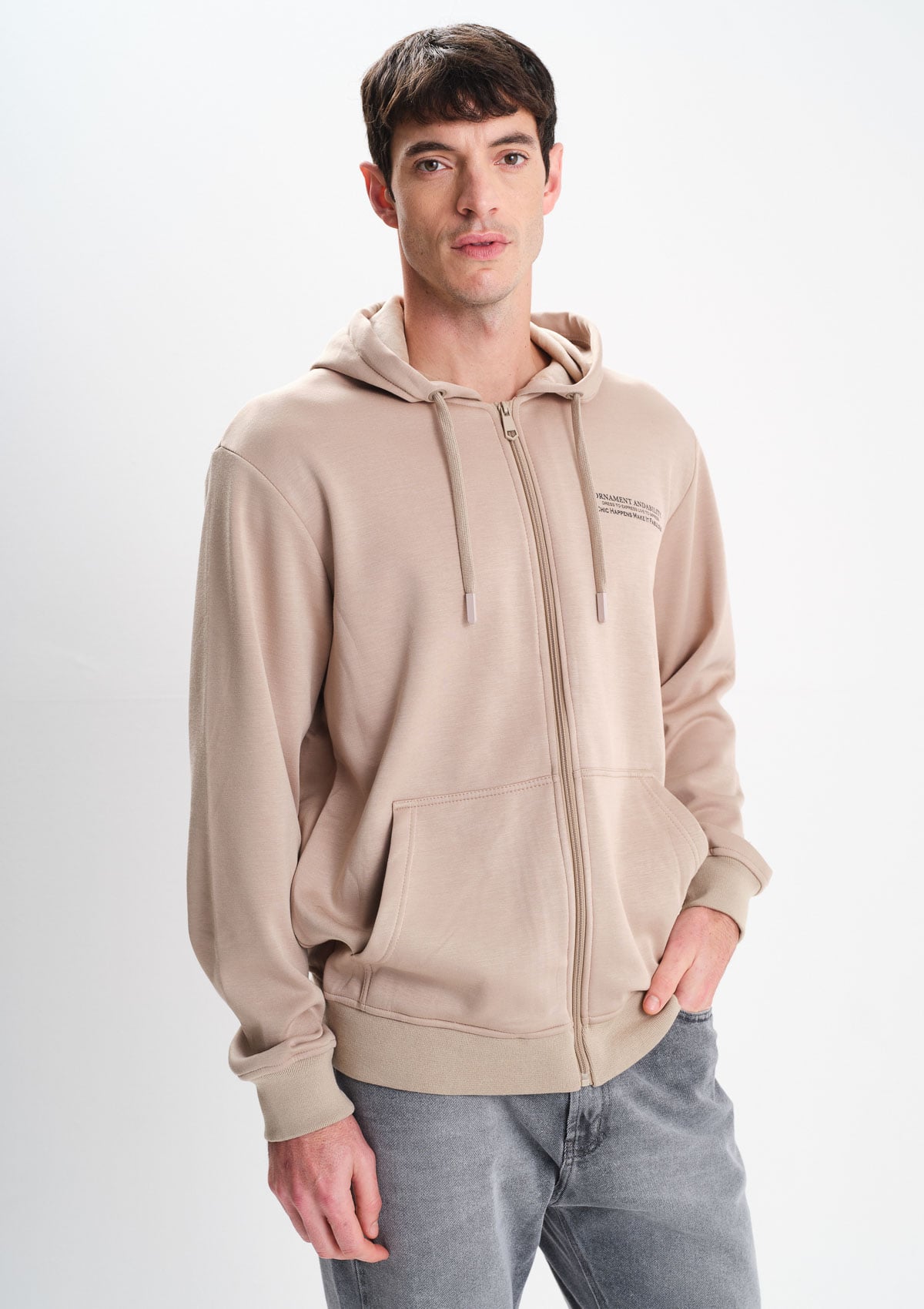 CAMPERA ESTAMPADA